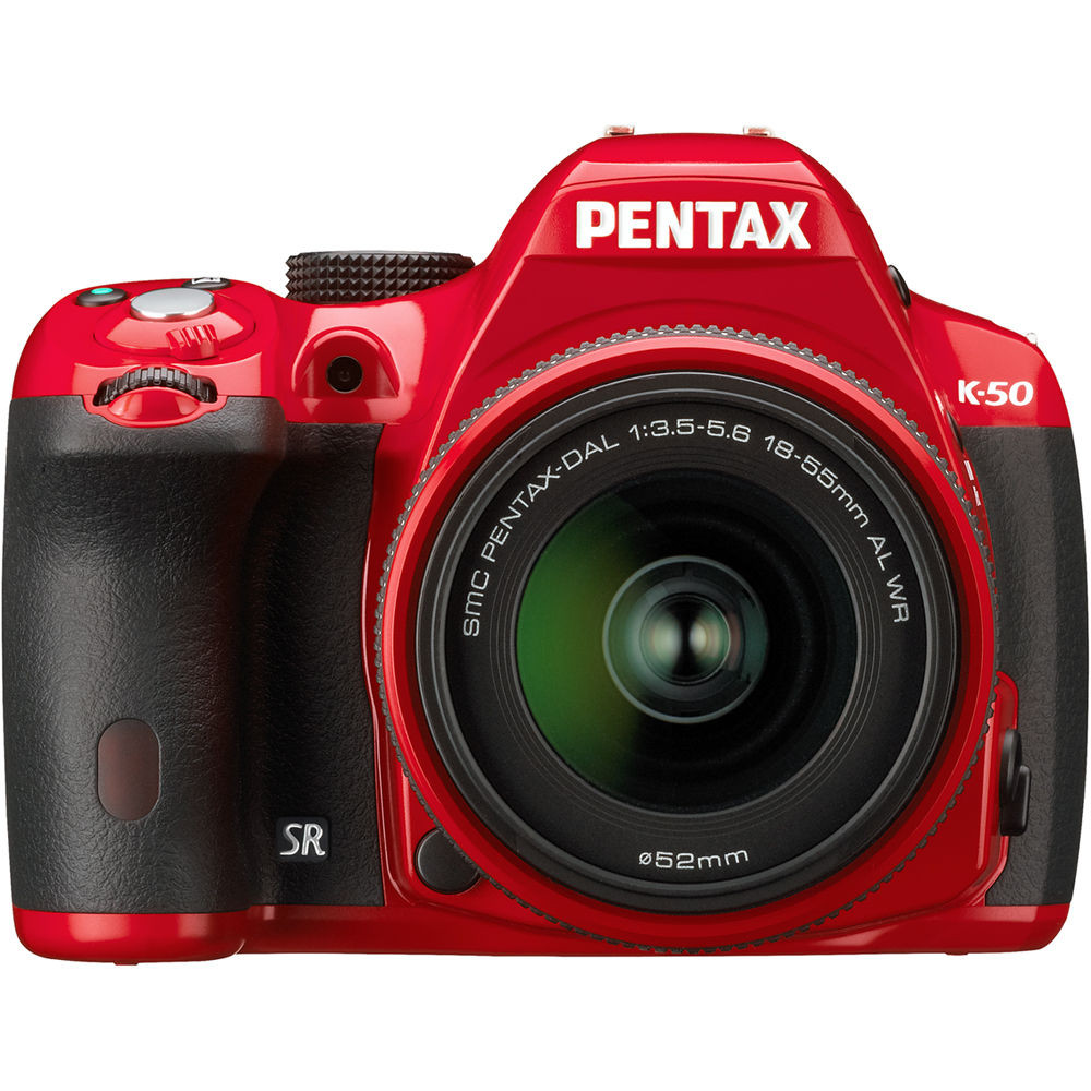 Фотоаппарат Pentax K-50 Kit 18-55 WR Red
