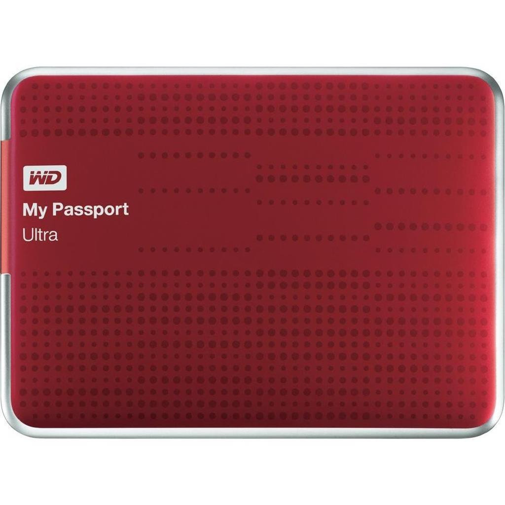Жесткий диск WD 1TB My Passport Ultra 2.5" USB 3.0 Red (WDBZFP0010BRD-EESN)