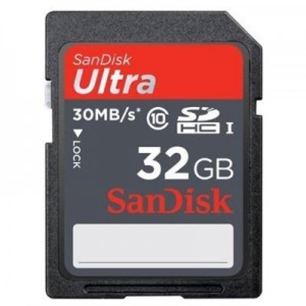 Карта памяти Sandisk Ultra SDHC 32GB Class 10 UHS-I (SDSDU-032G-U46)