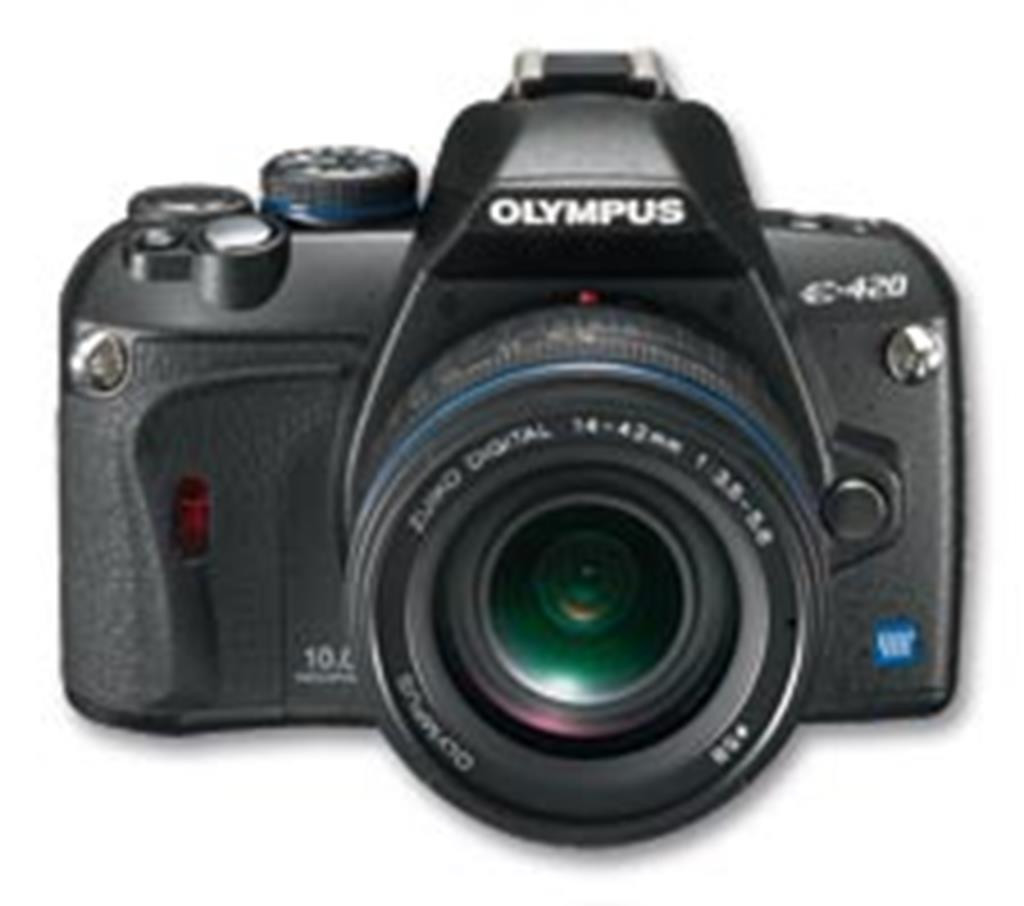 Фотоаппарат Olympus E-420 Double Zoom Kit black
