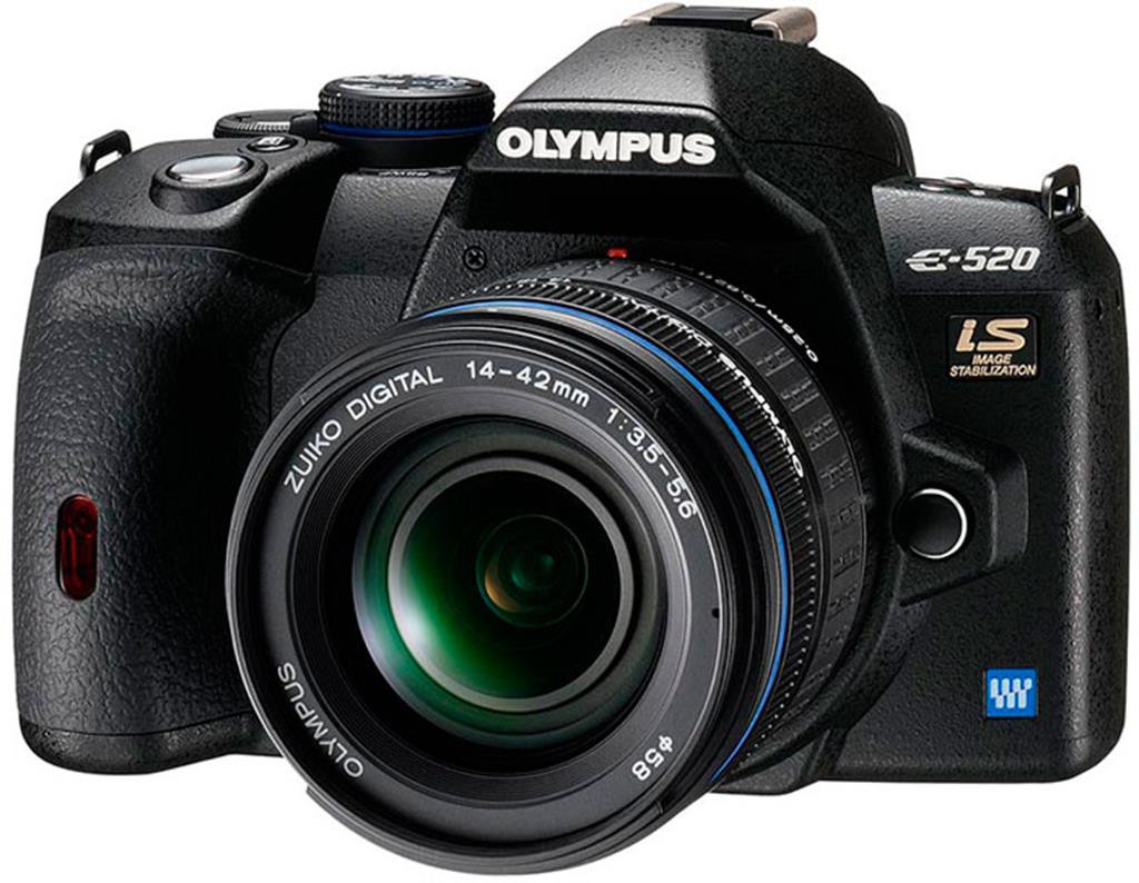 Фотоаппарат Olympus E-520 Double Tele Zoom Kit black (70-300)
