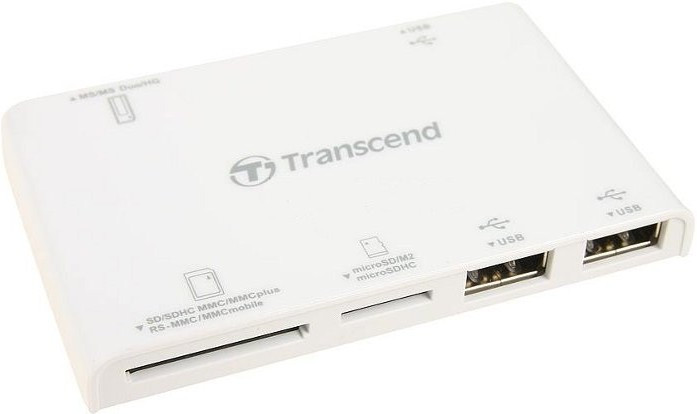 Кардридер Transcend TS-RDP7W All-in-1white (TS-RDP7W)