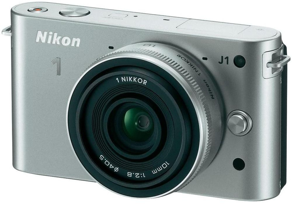 Фотоаппарат Nikon 1 J1 Silver Kit 10mm