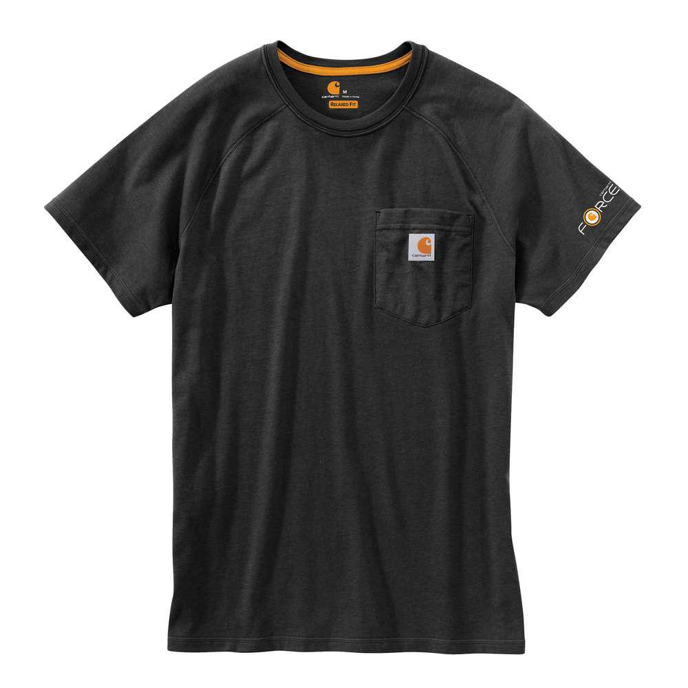 Футболка Carhartt Force Cotton T-Shirt S/S - 100410 (Black, L)