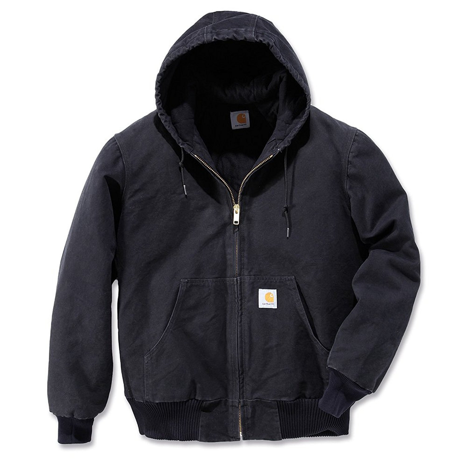 Куртка-кенгуру Carhartt Sandstone Active Jacket - J130 (Black, XL)