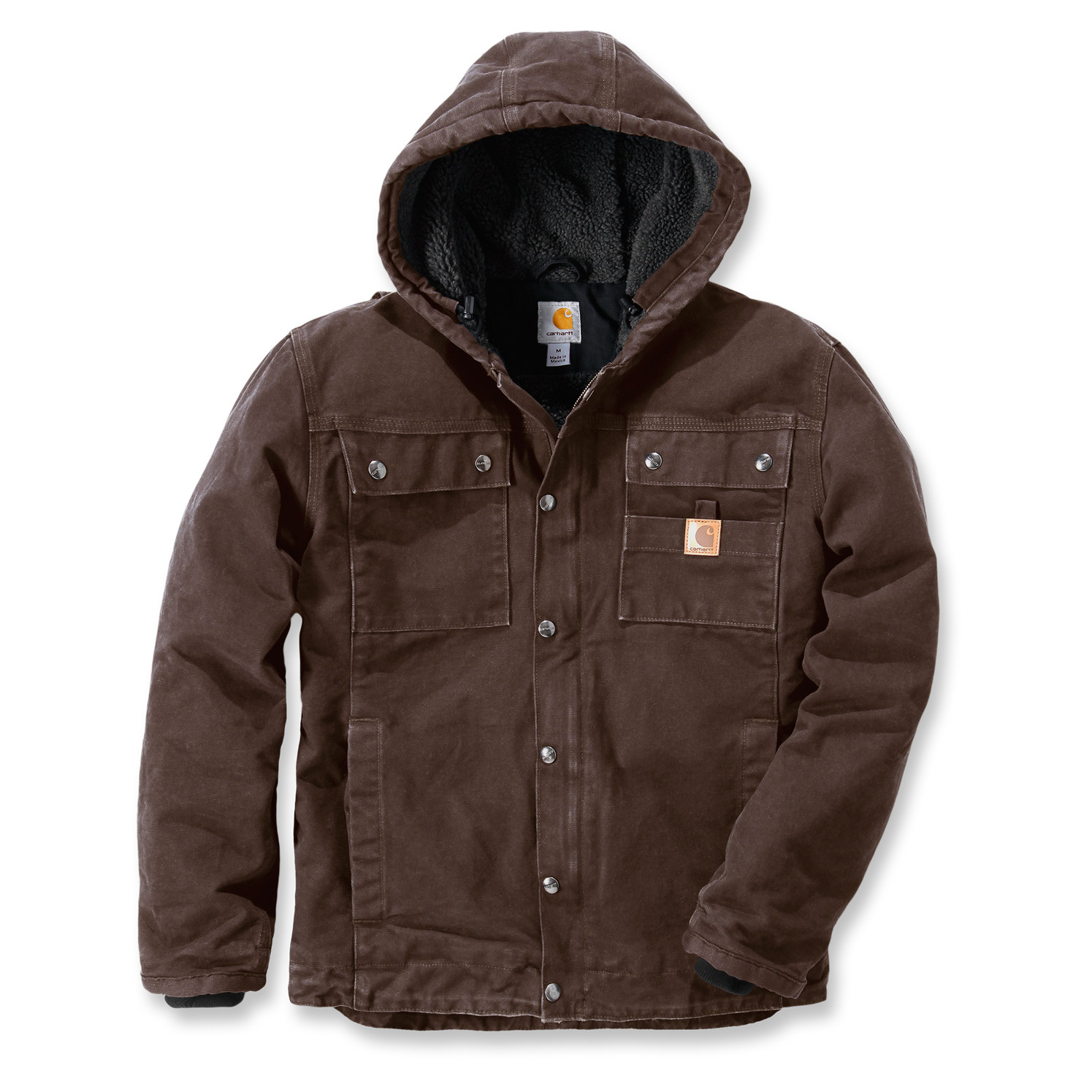 Куртка котоновая Carhartt Sandstone Barlett Jacket - 102285 (Dark Brown, S)