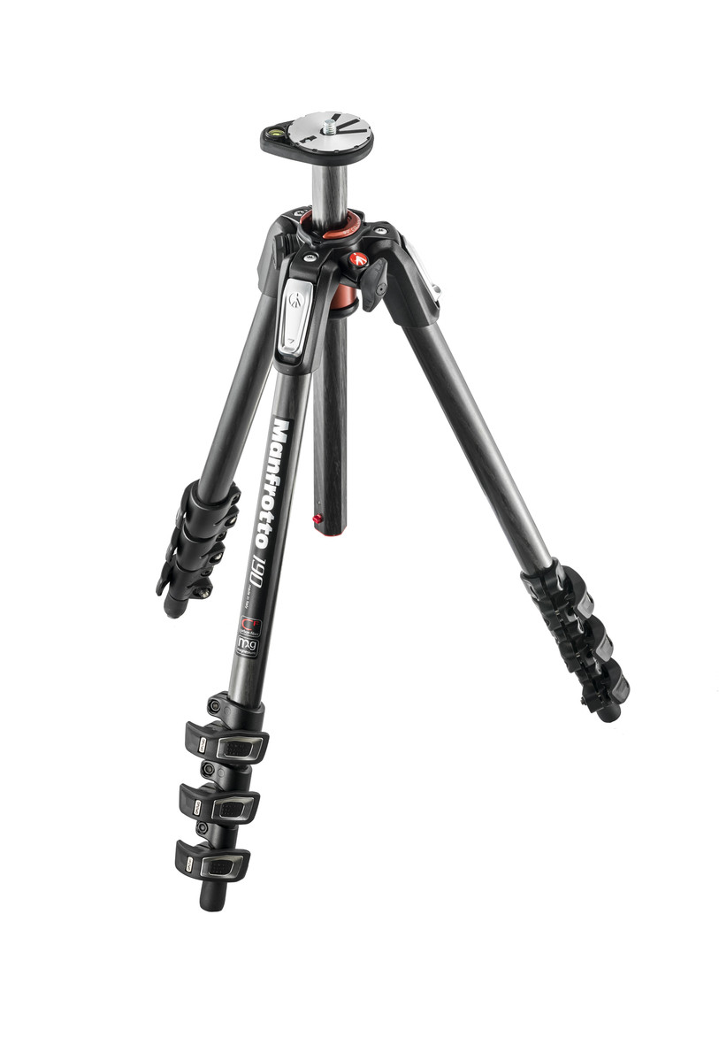 Штатив Manfrotto 190 Carbon Fibre 4-Section, with Horizontal Column