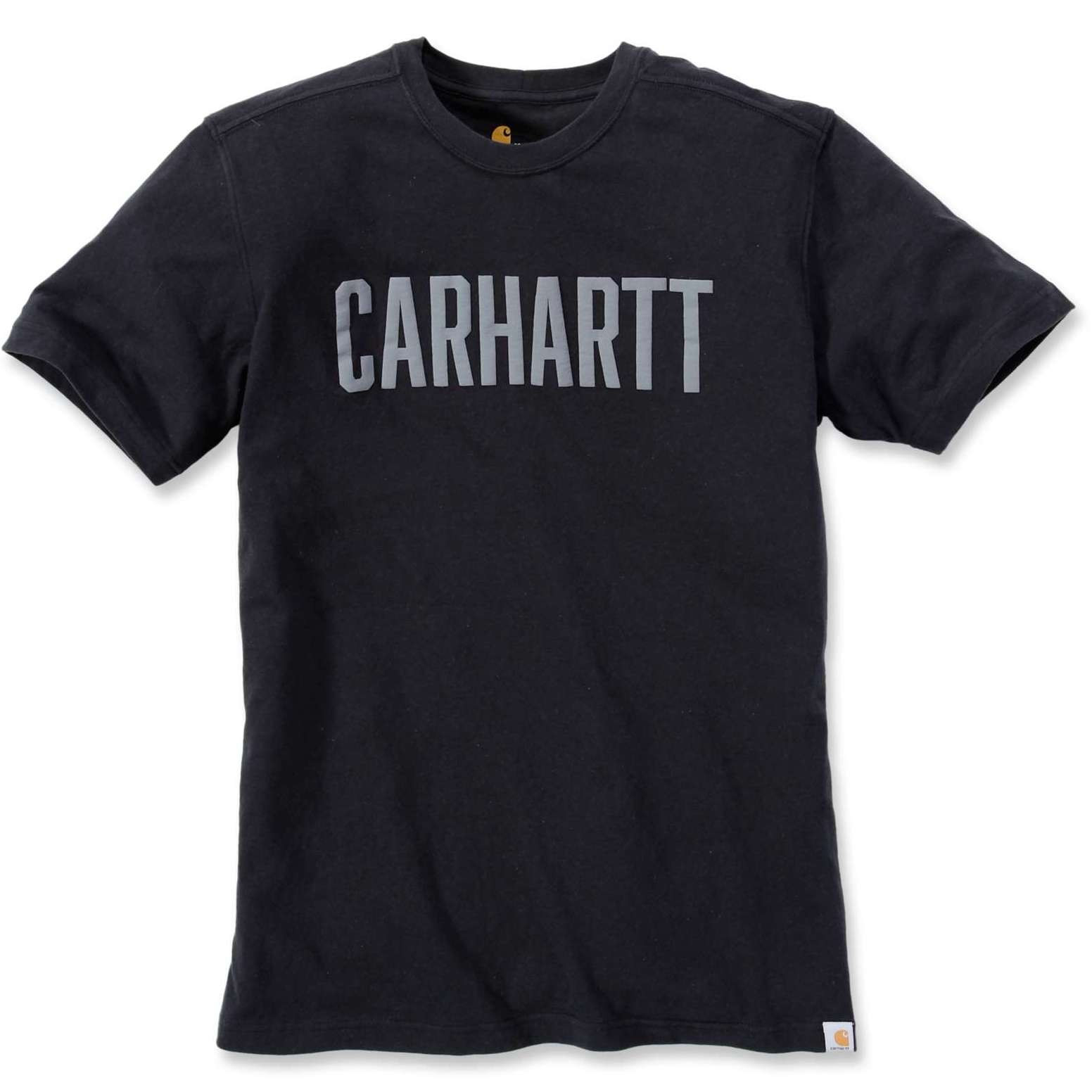 Футболка Carhartt Block Logo T-Shirt S/S - 103203 (Black, S)