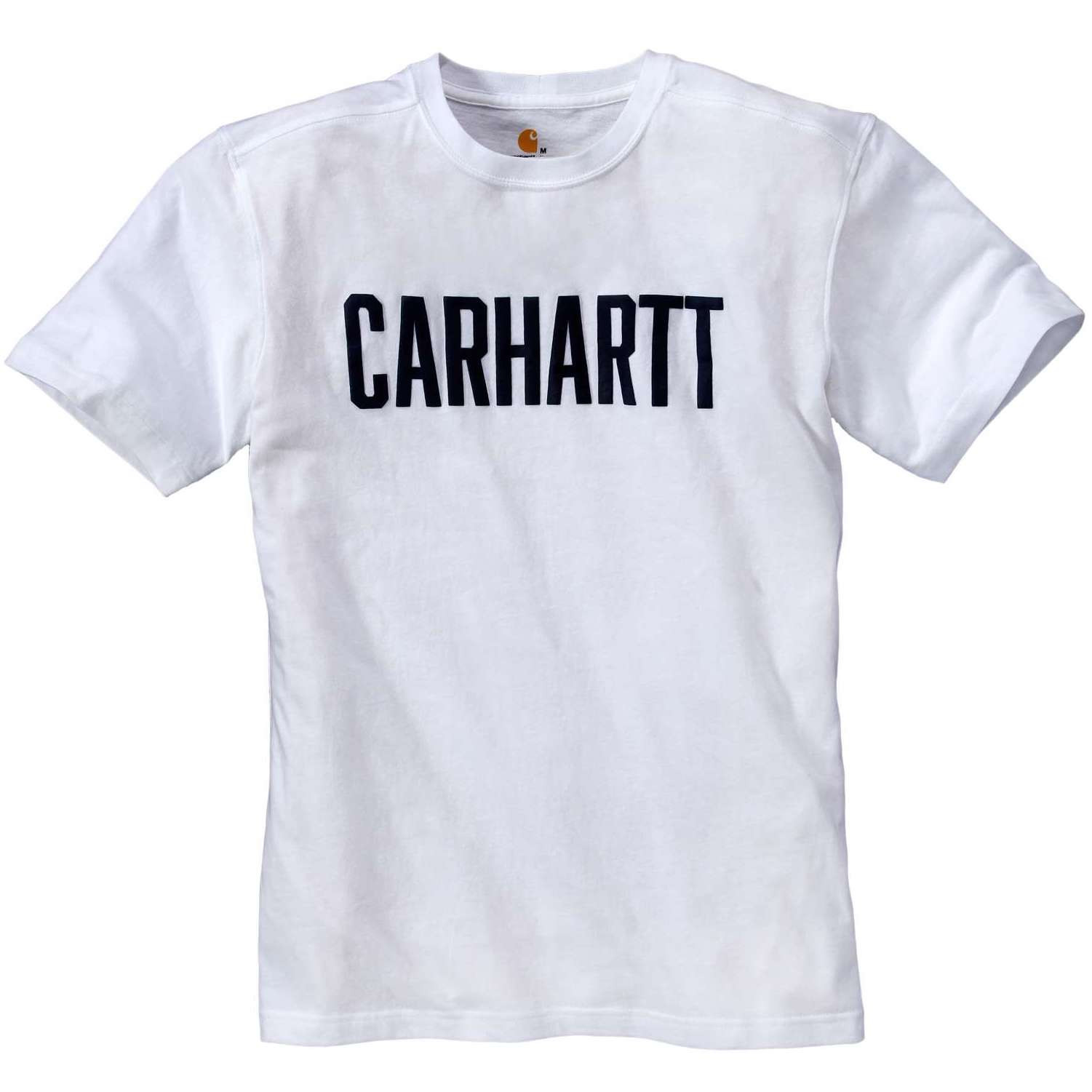 Футболка Carhartt Block Logo T-Shirt S/S - 103203 (White, M)