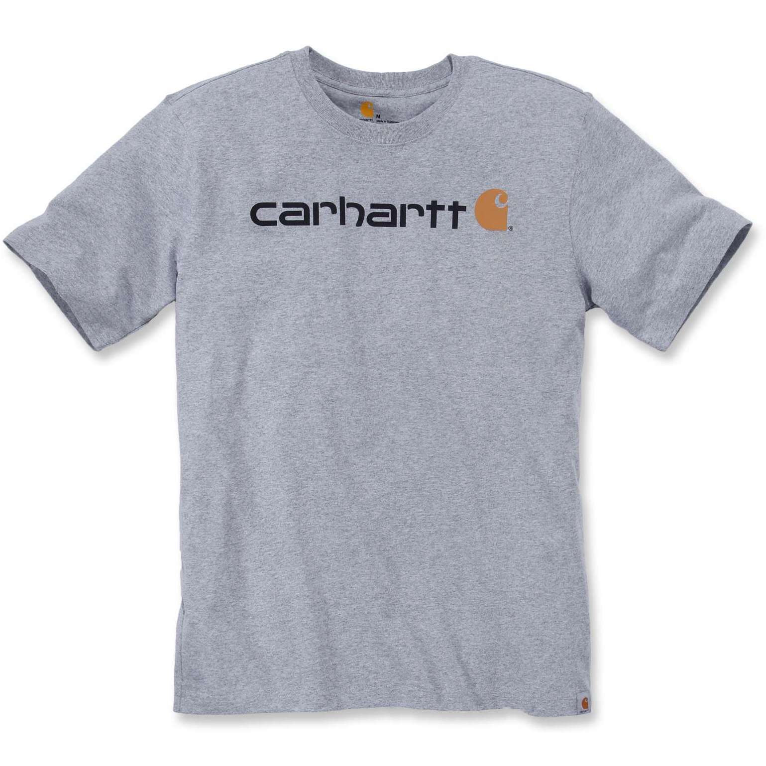 Футболка Carhartt Core Logo T-Shirt S/S 103361 (Heather Grey)