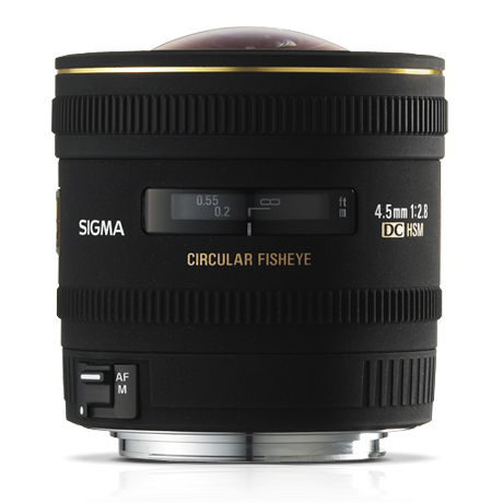 Объектив Sigma Canon-EF 4.5mm f/2.8 EX DC Circular Fisheye HSM