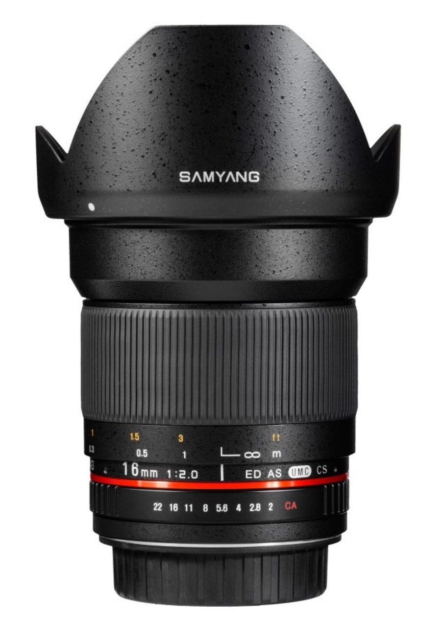 Объектив Samyang Canon-EF 16mm f/2 ED AS UMC CS AE