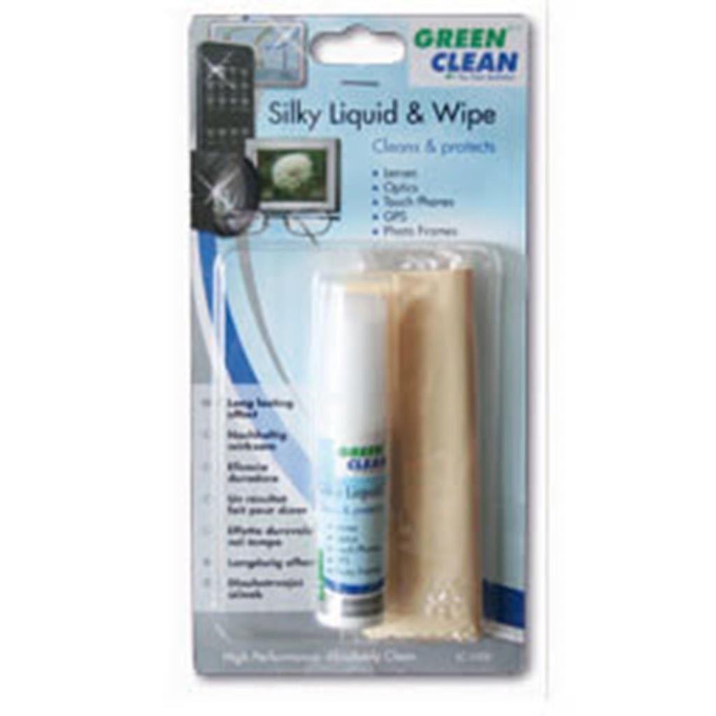 Набор для чистки оптики Green Clean Silky Liquid&Silky Wipe LC-1000
