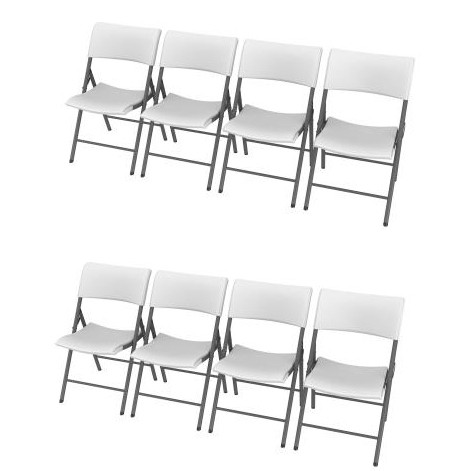 Легкие складные стулья LIFETIME 80191 (8 штук)