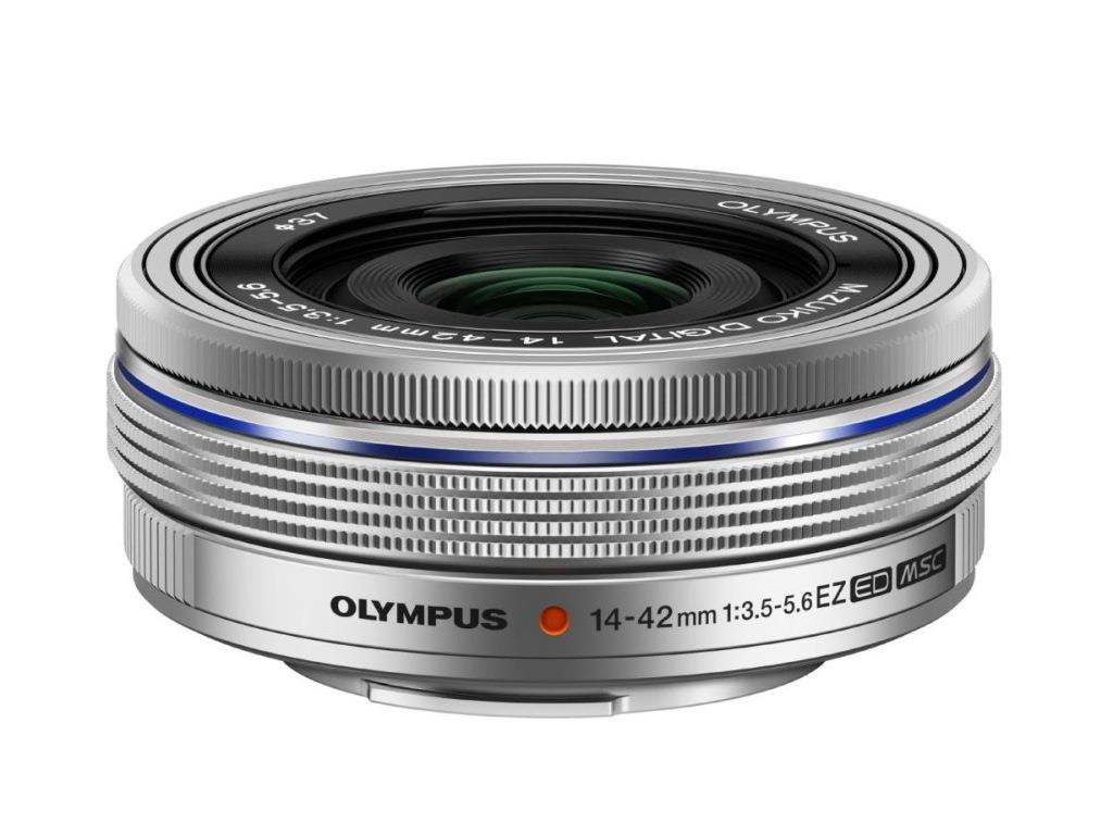 Объектив Olympus M.Zuiko Digital ED 14-42mm f/3.5-5.6 EZ Pancake Silver (EZ-M1442-EZ)