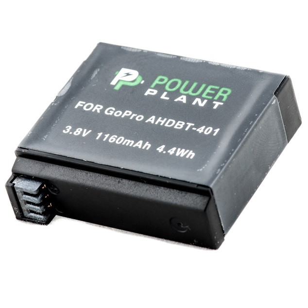Аккумулятор PowerPlant GoPro AHDBT-401 1160mAh (DV00DV1401)
