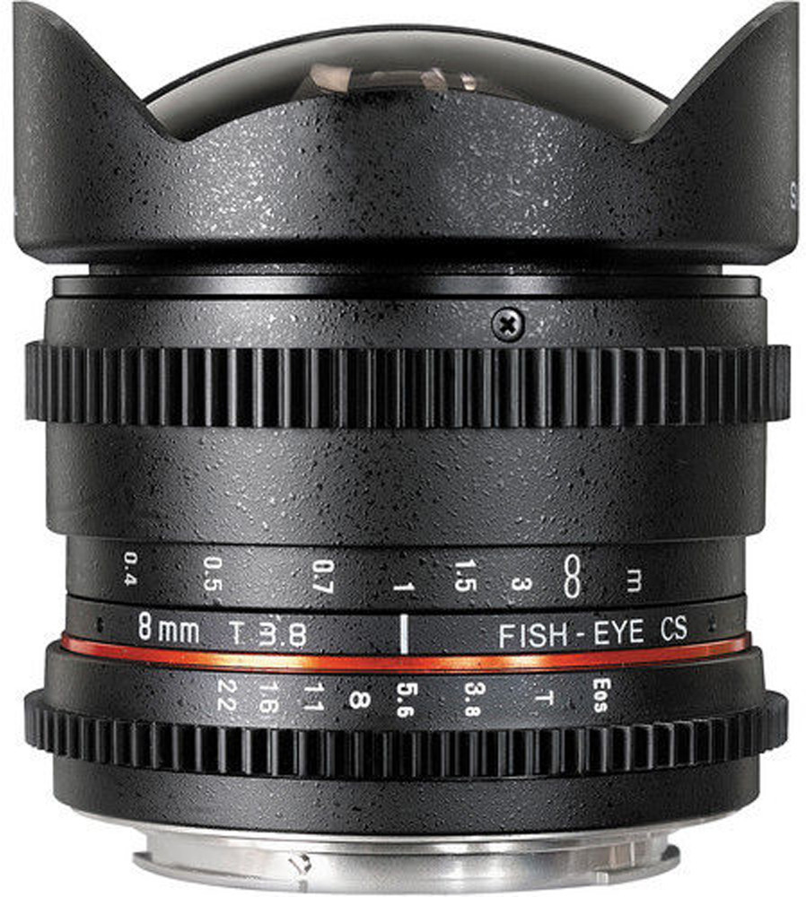 Объектив Samyang Nikon-F 8mm T3.8 Fisheye VDSLR