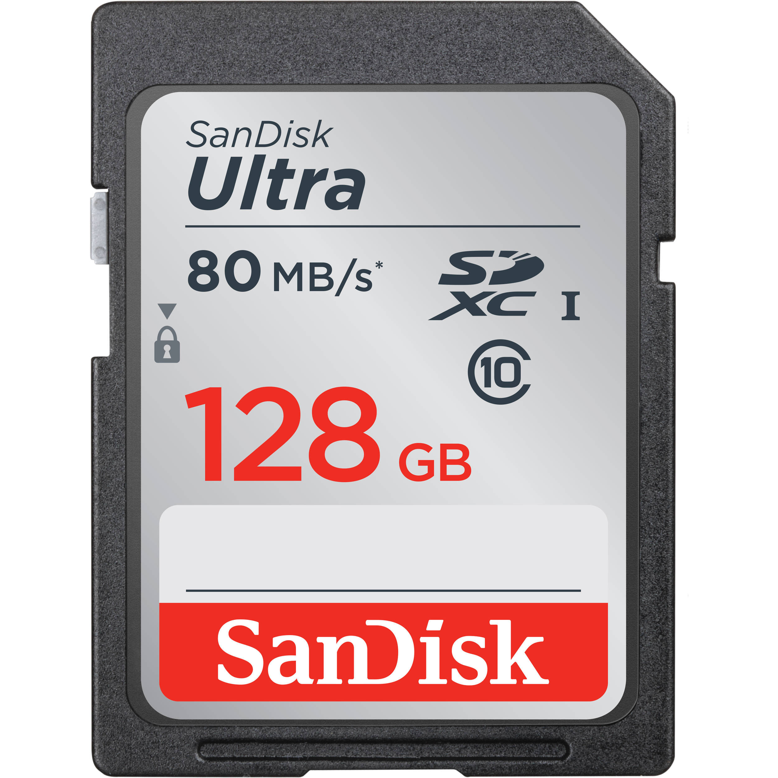 Карта памяти SanDisk SDXC Ultra 128GB R80 (SDSDUNC-128G-GN6IN)