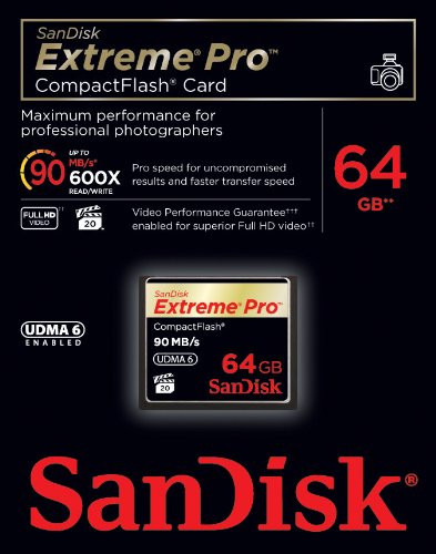 Карта памяти Sandisk Extreme Pro CF 64GB (SDCFXP-064G-X46)