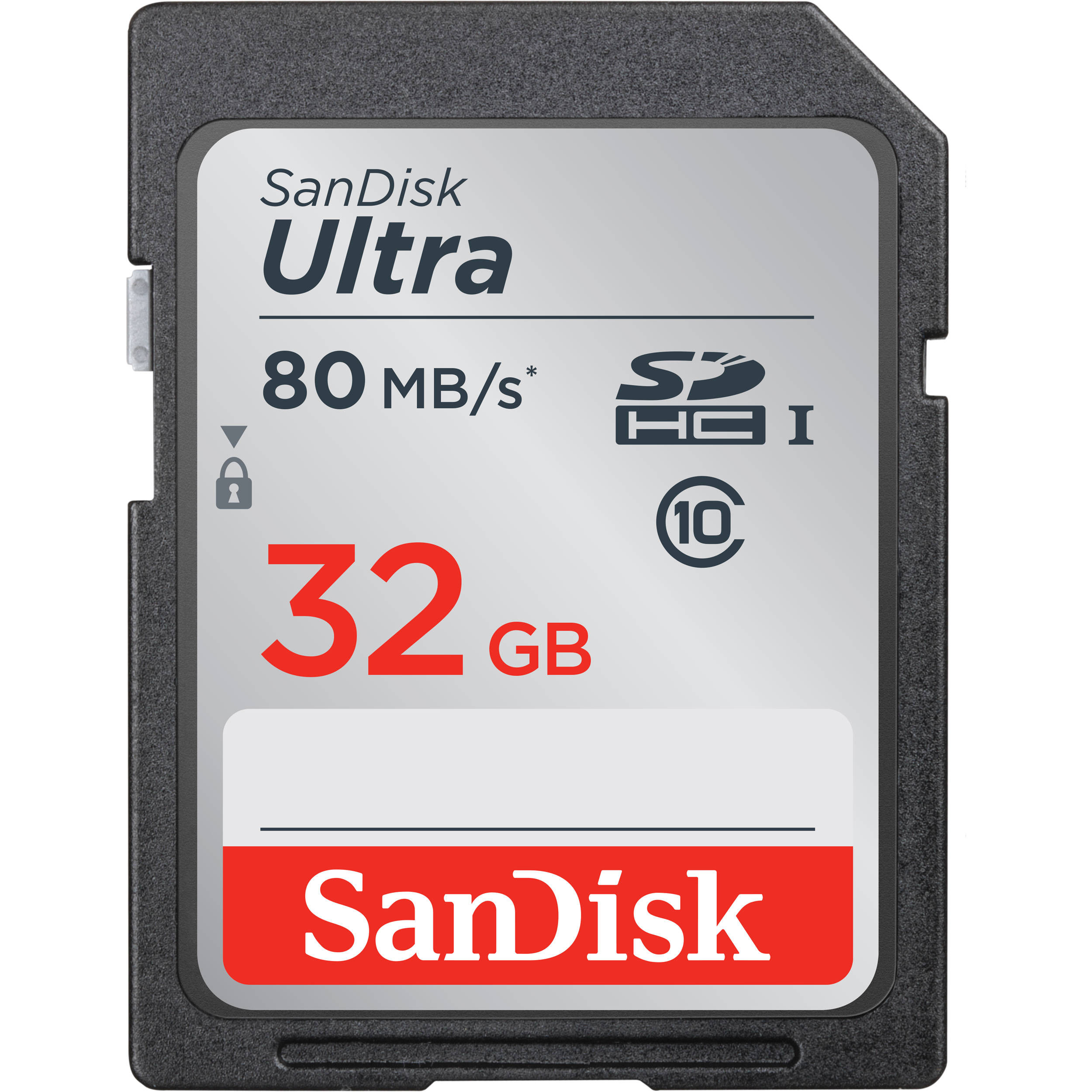Карта памяти SDHC SanDisk Ultra 32GB (R80) (SDSDUNC-032G-GN6IN)