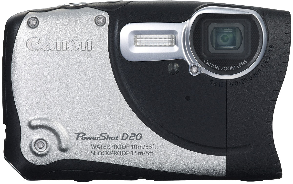 Фотоаппарат Canon PowerShot D20 Silver