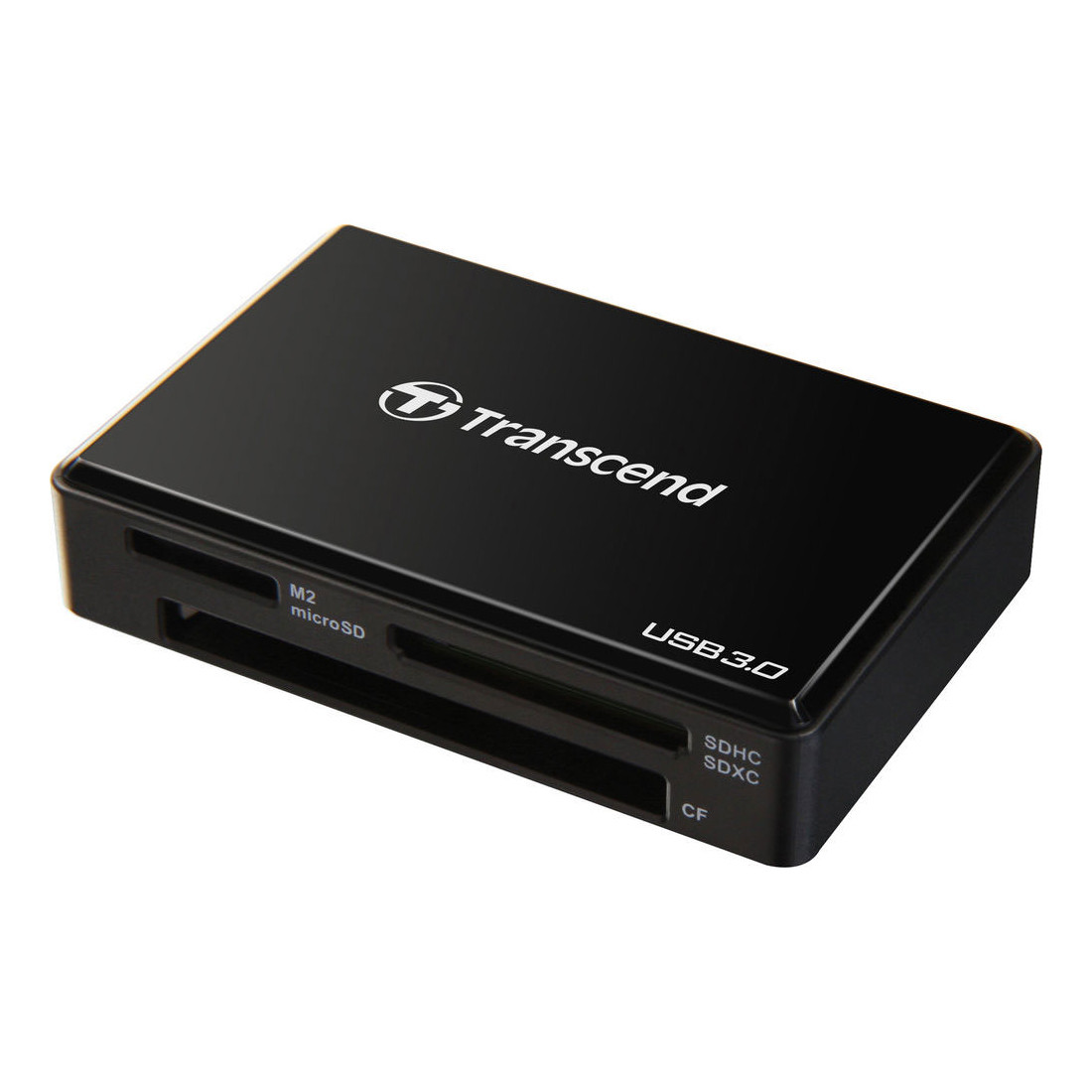 Кардридер универсальный Transcend All-in-1 USB 3.0-microUSB 3.0 Black (TS-RDF8K)