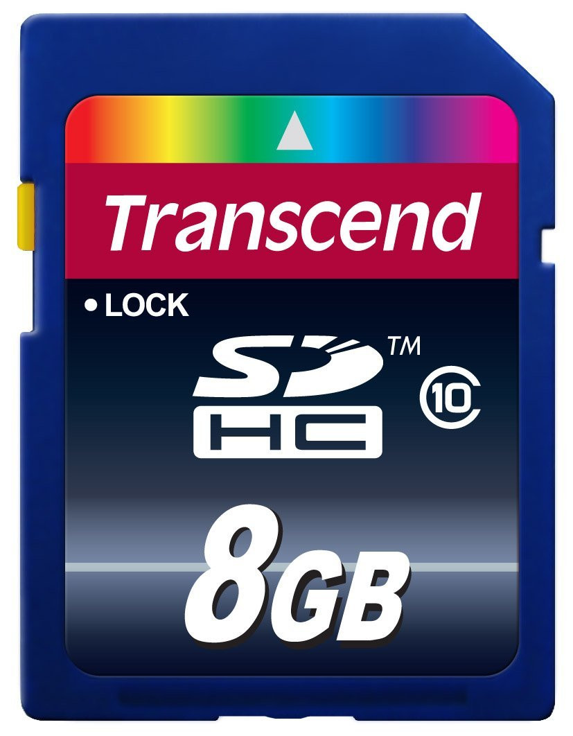 Карта памяти Transcend SDHC 8GB Class 10 (TS8GSDHC10)