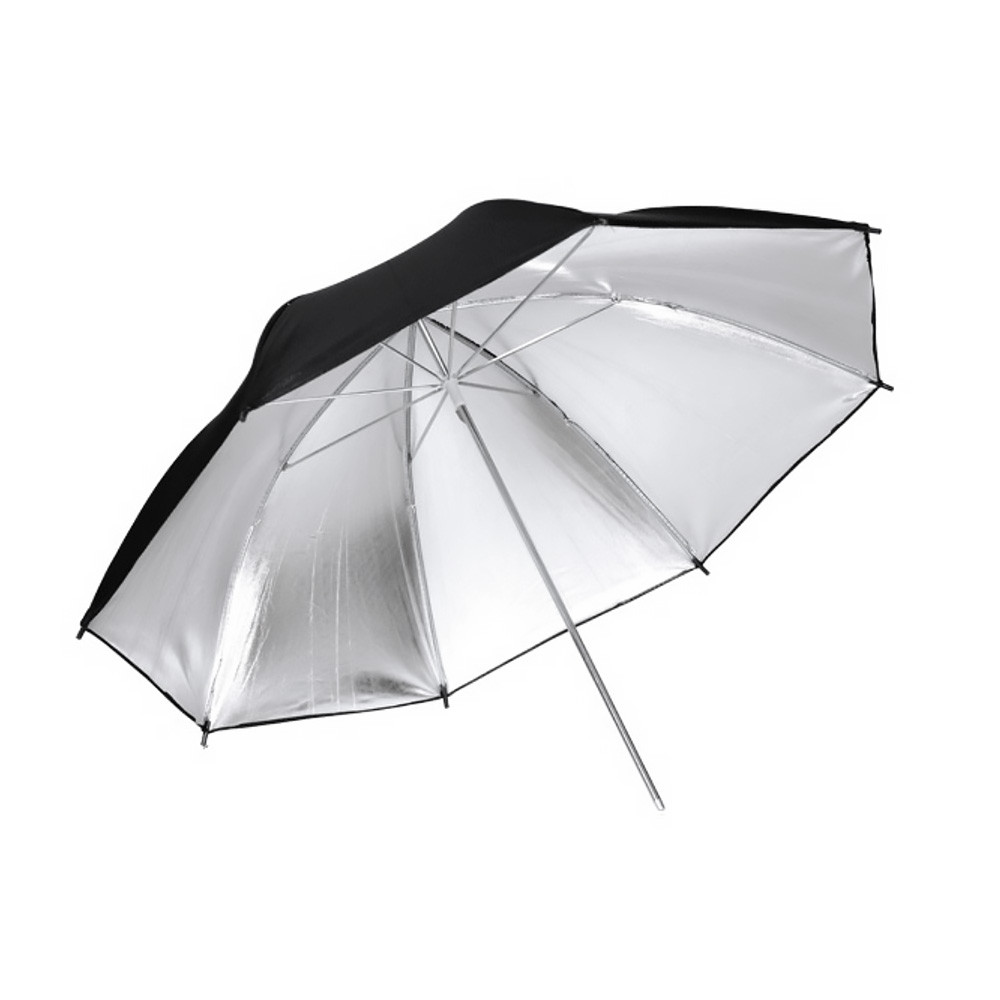 Зонт на отражение Mircopro UB-003 80 см (черный,серебристый)