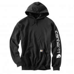 Худи Carhartt Sleeve Logo Hooded Sweatshirt K288 (Black)