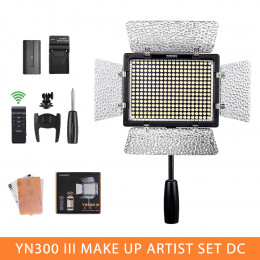 Набор света YN-300III Makeup Artist Set DC (YN-300III, аккумулятор, зарядное устройство)