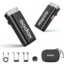 Микрофонная радиосистема Godox WEC Kit1 для камер и мобильных устройств (приемник + микрофон)