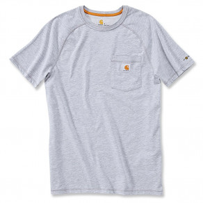 Футболка Carhartt Force Cotton T-Shirt S/S - 100410 (Heather Grey, S)