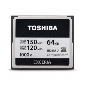 Карта памяти CF x1000 Toshiba 64Gb 150/120Mb/s (CF-64GTGI(8))