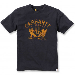 Футболка Carhartt Hard To Wear Out Graphic T-Shirt S/S - 102097 (Black, XS)