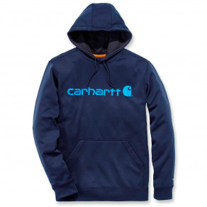 Худи Carhartt Force Extremes Logo Hooded Sweatshirt - 102314 (Navy; M)