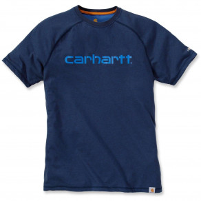 Футболка Carhartt Force Delmont Graphic T-Shirt S/S - 102549 (Huron Heather; S)