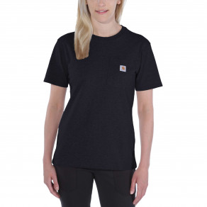 Футболка женская Carhartt WK87 Workwear Pocket T-Shirt - 103067 (Black)
