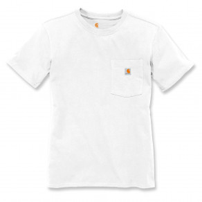 Футболка женская Carhartt WK87 Workwear Pocket T-Shirt - 103067 (White)