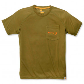 Футболка Carhartt Fishing T-Shirt S/S - 103570 (Military Olive, M)