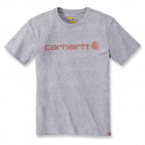 Футболка женская Carhartt WK195 Workwear Logo Graphic S/S T-Shirt - 103592 (Heather Grey, M)