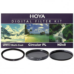 Набор фильтров (UV, Pol, NDx8) Hoya Digital Filter Kit 72 мм
