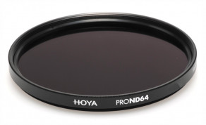 Фильтр нейтрально-серый Hoya Pro ND 64 (6 стопов) 49 мм