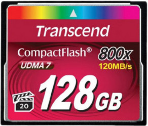 Карта памяти Transcend CF 128GB x800 (TS128GCF800)