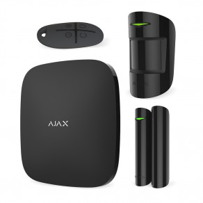 Стартовый комплект Ajax StarterKit (Hub,MotionProtect, DoorProtect, SpaceControl) Черный
