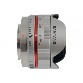 Объектив Samyang Micro-4/3 7.5mm f/3.5 UMC Fish-eye Silver