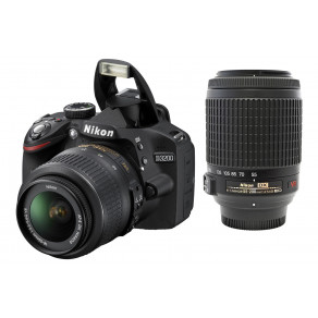 Фотоаппарат Nikon D3200 Double Kit 18-55 VRII + 55-200 VR