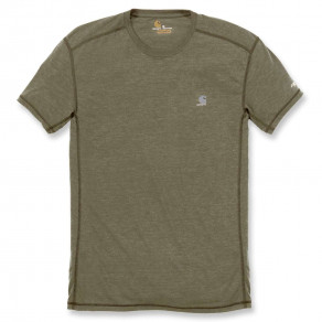 Футболка Carhartt Force Extremes T-Shirt S/S - 102960 (Burnt Olive Heather; S)