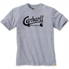 Футболка Carhartt AX Graphic T-Shirt S/S - 103183 (Heather Grey; M)