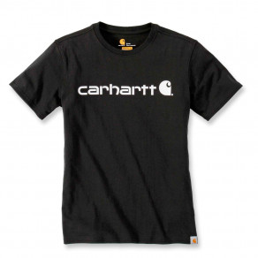 Футболка женская Carhartt WK195 Workwear Logo Graphic S/S T-Shirt - 103592 (Black, M)