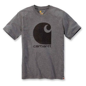 Футболка Carhartt Workwear C-Logo Graphic S/S T-Shirt - 103666 (Granite Heather, M)